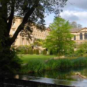 The gardens of Worcester College where the Symposium is being held