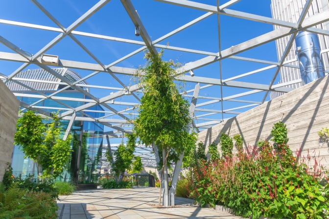The Garden at 120, a roof garden in the city of London