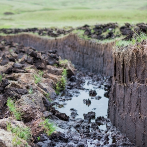 Peat digging on the Isle of Skye, Scotland