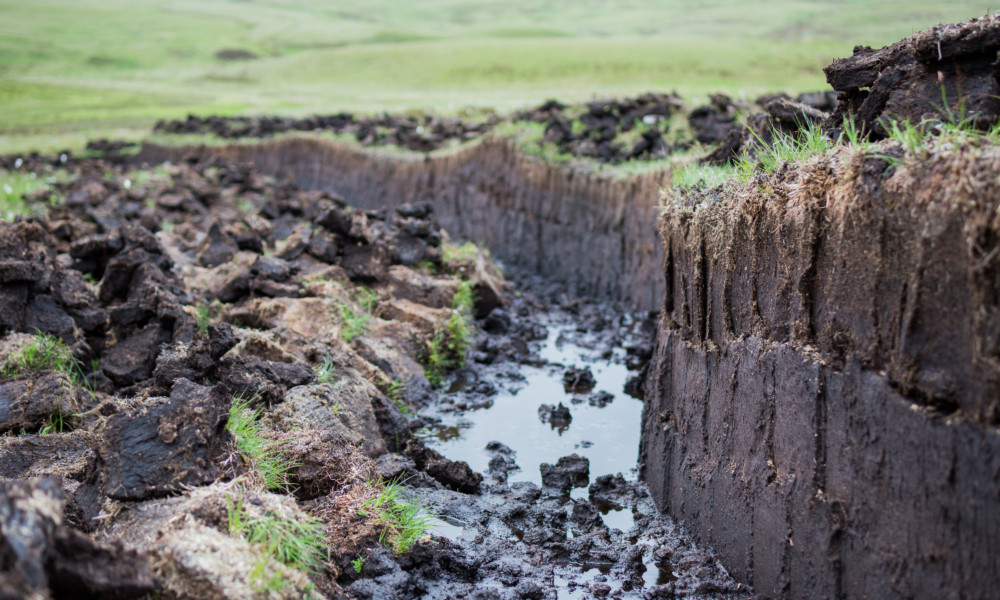 Peat digging on the Isle of Skye, Scotland