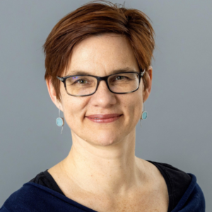 Profile shot grey background