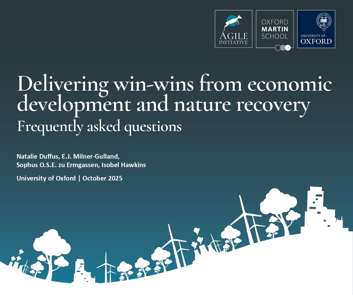 Economic development and nature recovery win wins FAQ cover